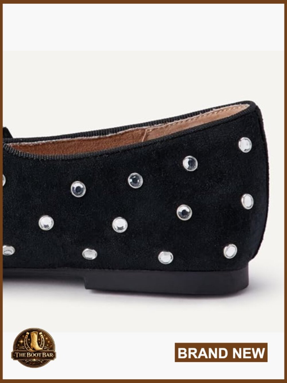 Women's Velvet Mary Jane Ballet Flat with Buckle Strap - Picture 5 of 6